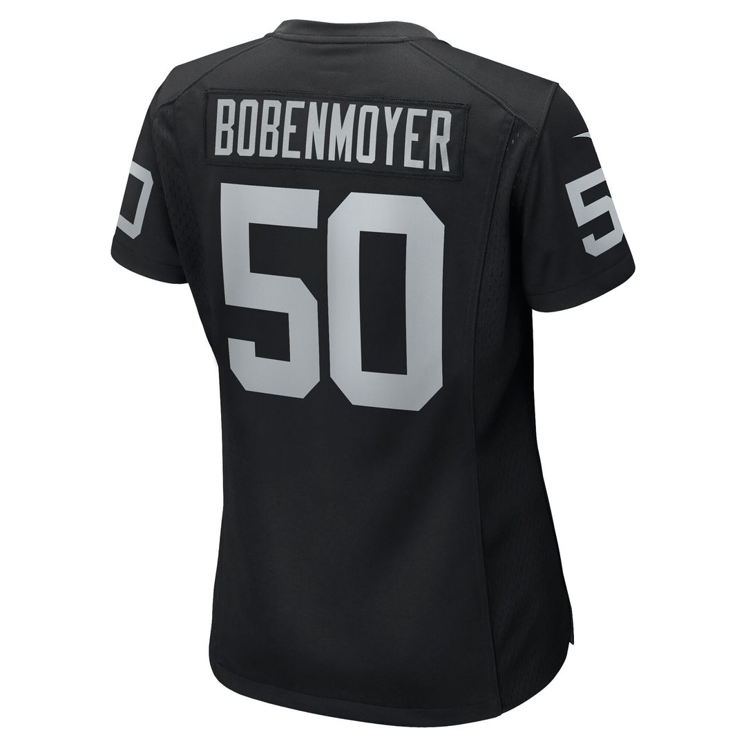 Jacob Bobenmoyer Las Vegas Raiders Nike Women's Game Player Official Jersey - Black