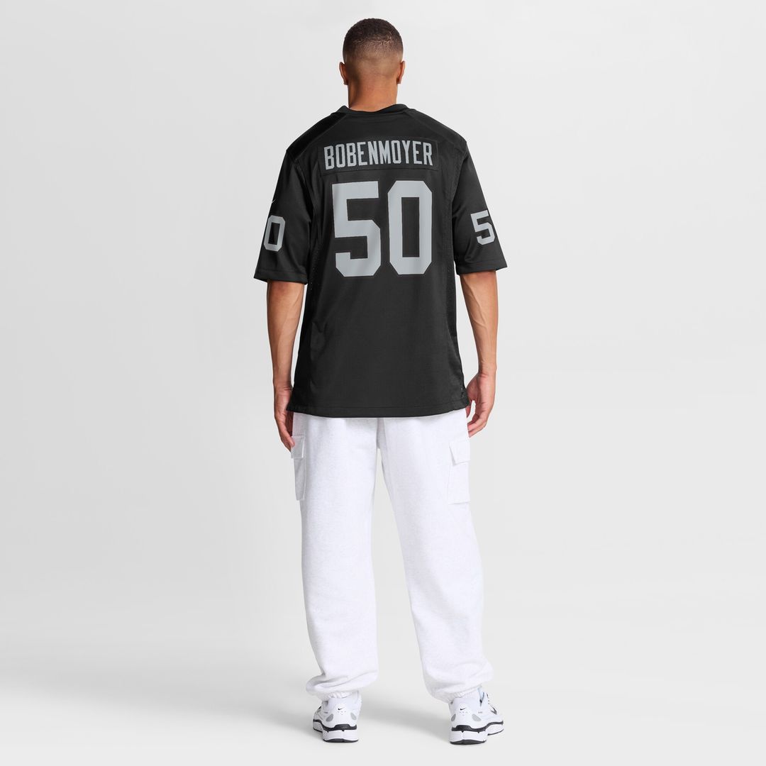 Jacob Bobenmoyer Las Vegas Raiders Nike Game Player Official Jersey - Black