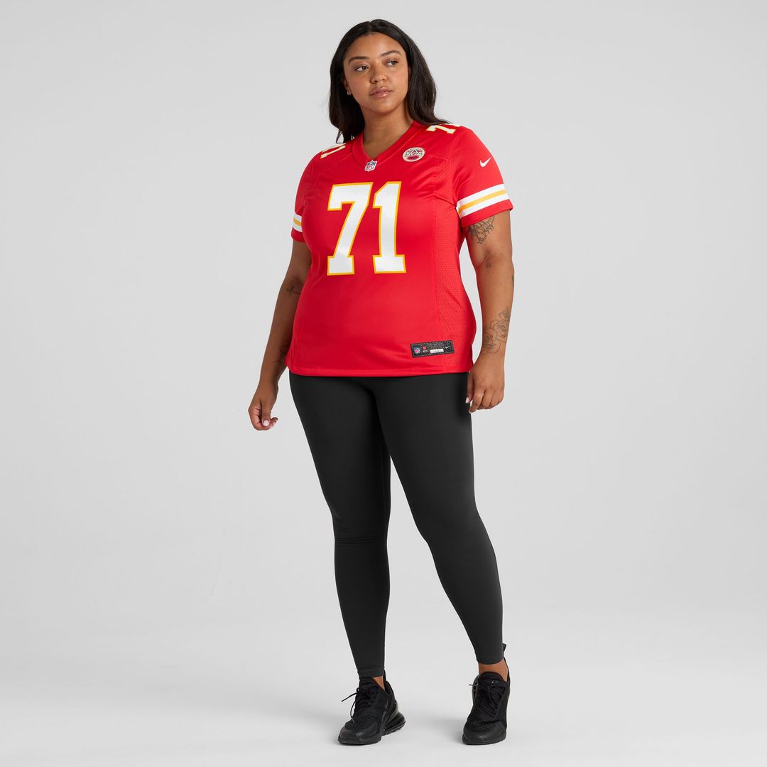 Josh Simmons Kansas City Chiefs Nike Women's Team Game Jersey - Red