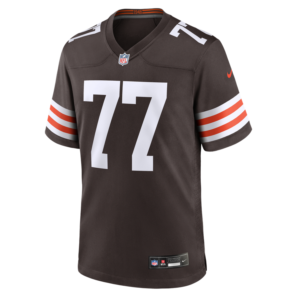 Zion Johnson Cleveland Browns Nike Team Game Jersey - Brown