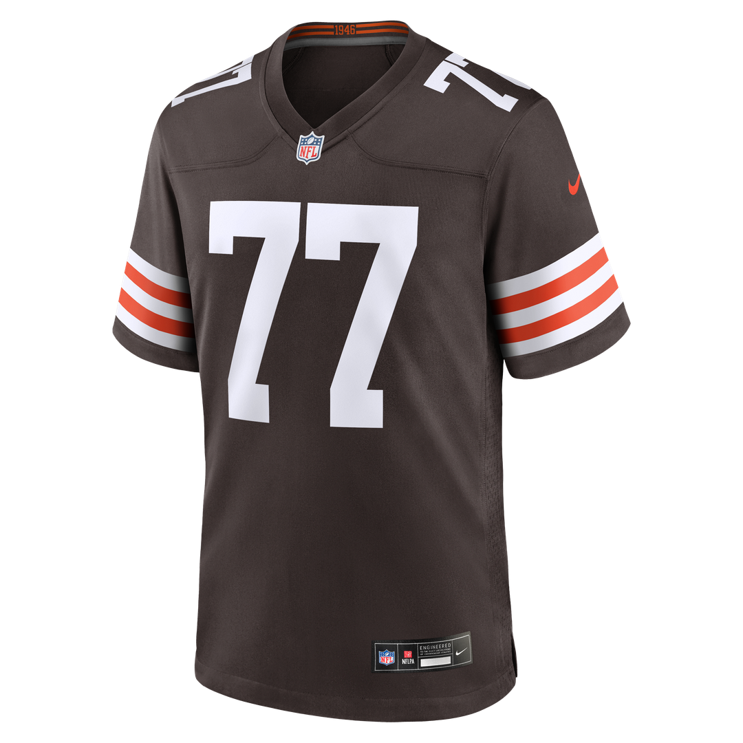 Zion Johnson Cleveland Browns Nike Team Game Jersey - Brown