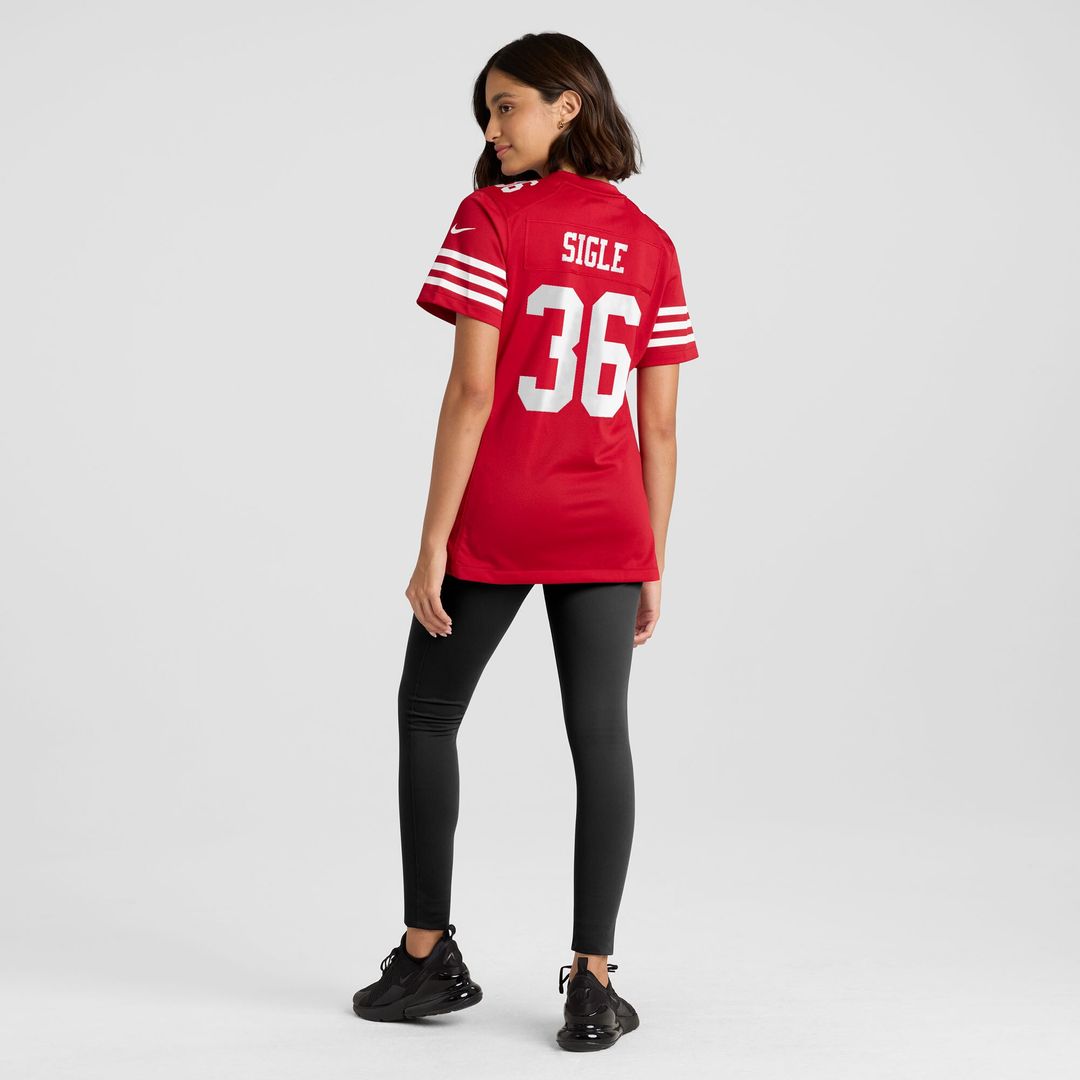 Marques Sigle San Francisco 49ers Nike Women's Team Game Jersey - Scarlet