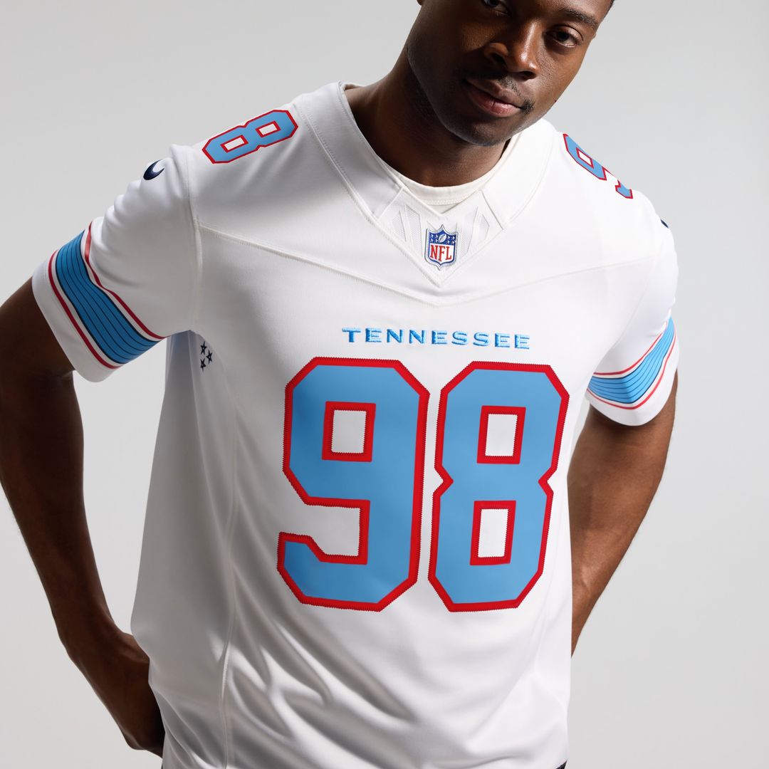 Jeffery Simmons Tennessee Titans Nike Vapor F.U.S.E. Stitched Limited Official Jersey - White