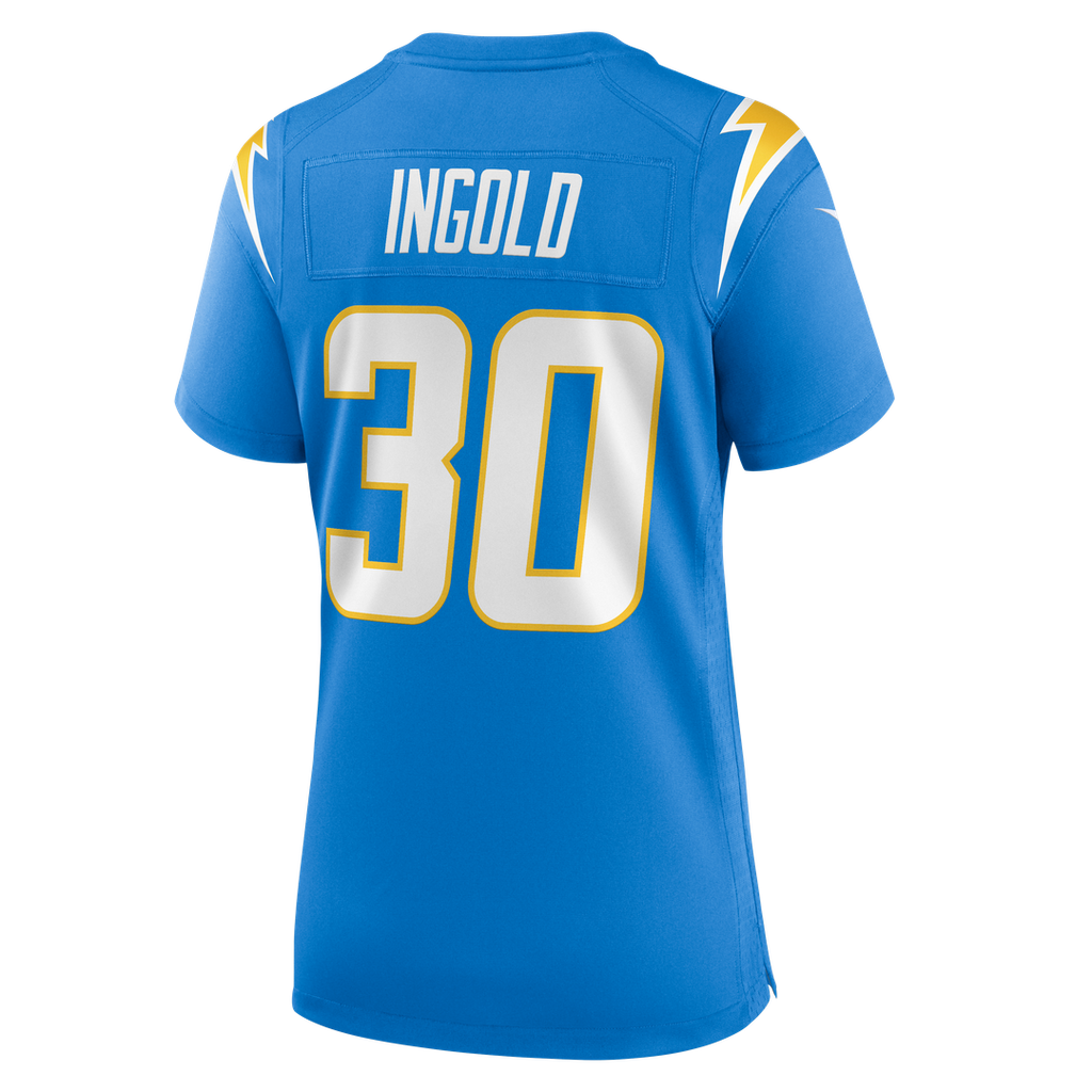 Alec Ingold Los Angeles Chargers Nike Women's Team Game Jersey - Powder Blue