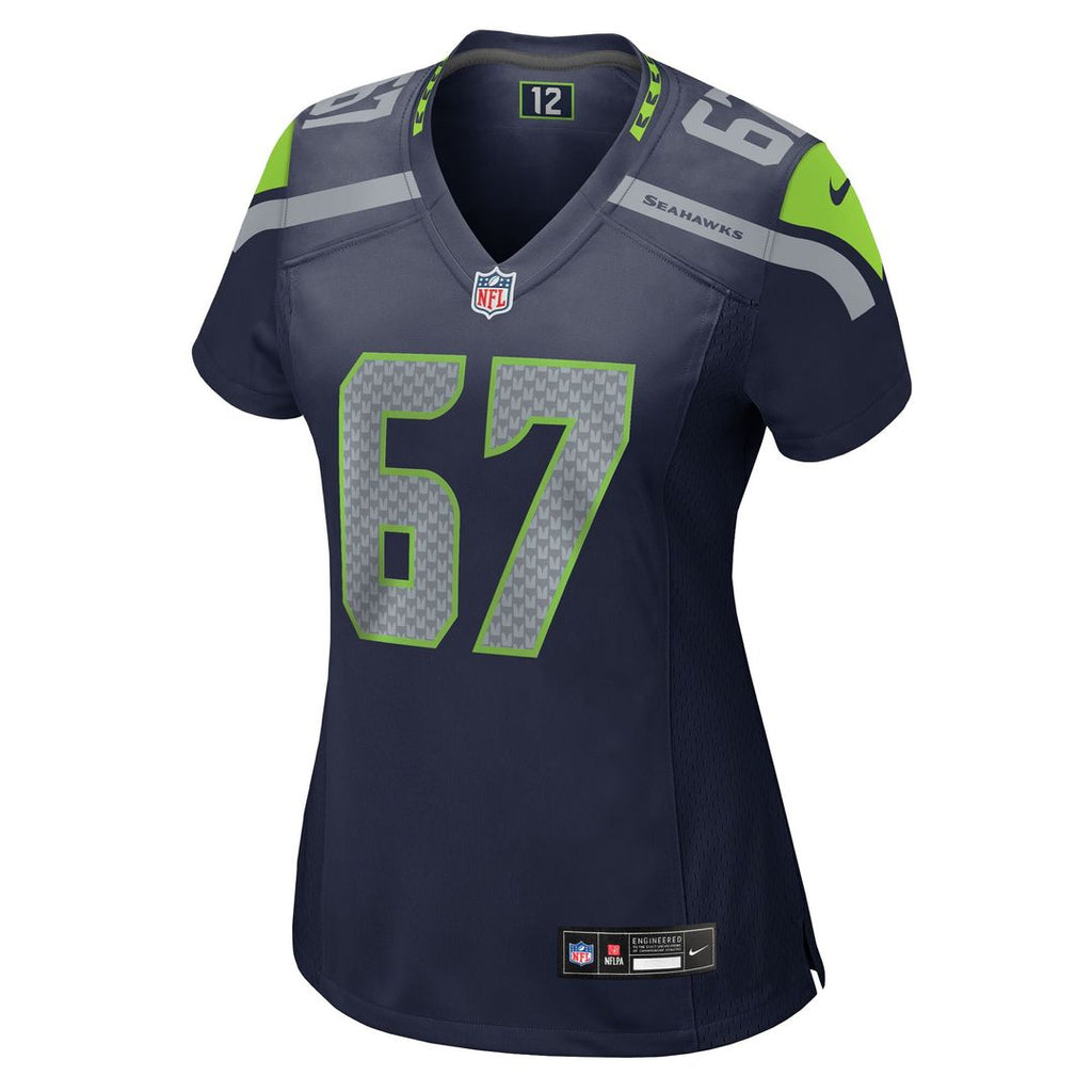 Charles Cross Seattle Seahawks Nike Women's Team Game Jersey - College Navy