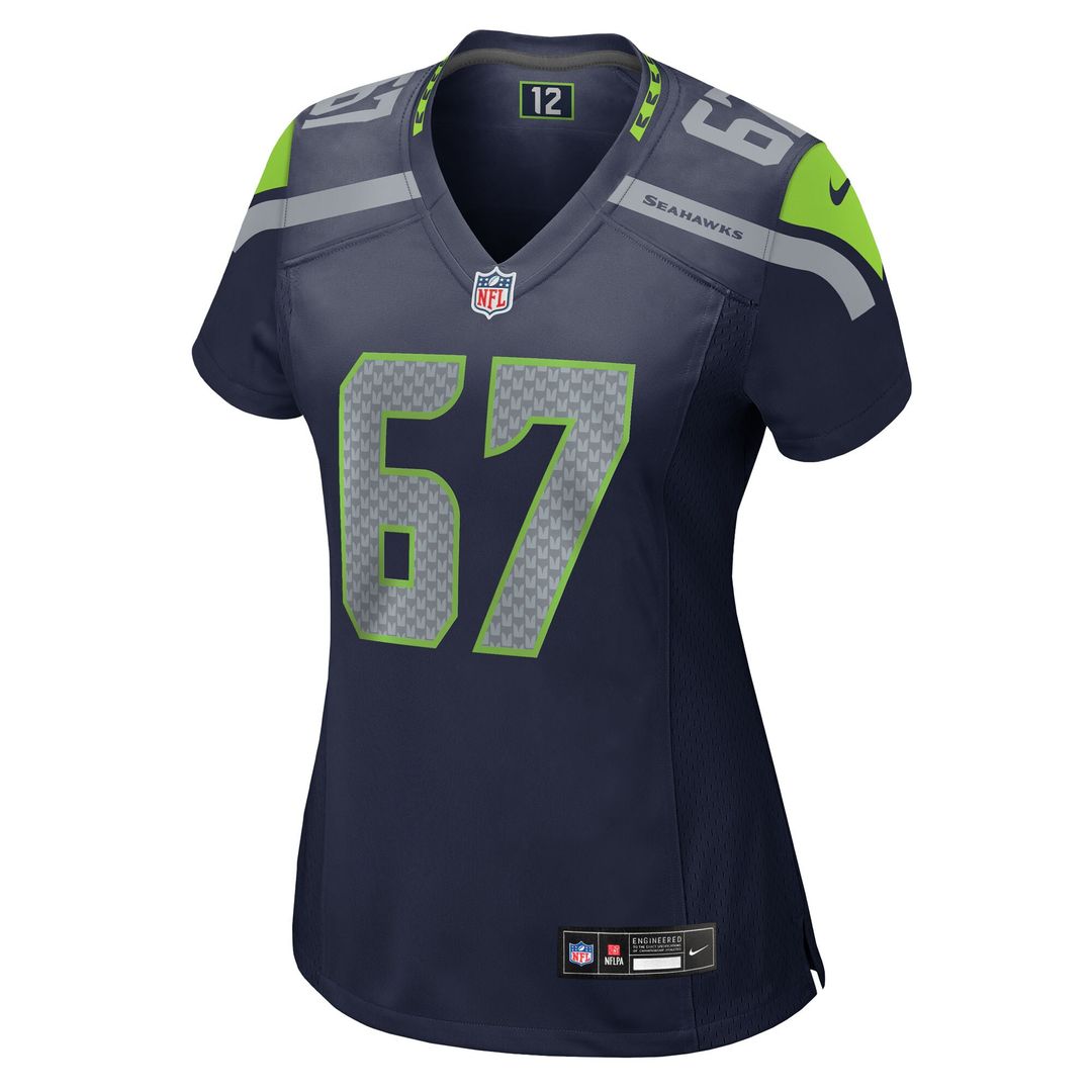 Charles Cross Seattle Seahawks Nike Women's Team Game Jersey - College Navy