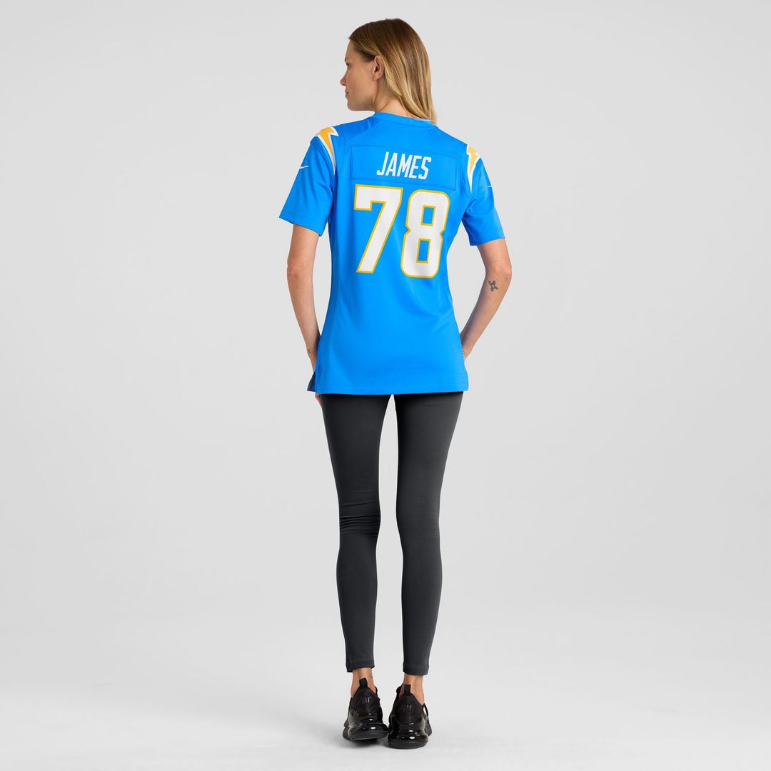 Andre James Los Angeles Chargers Nike Women's Team Game Jersey - Powder Blue