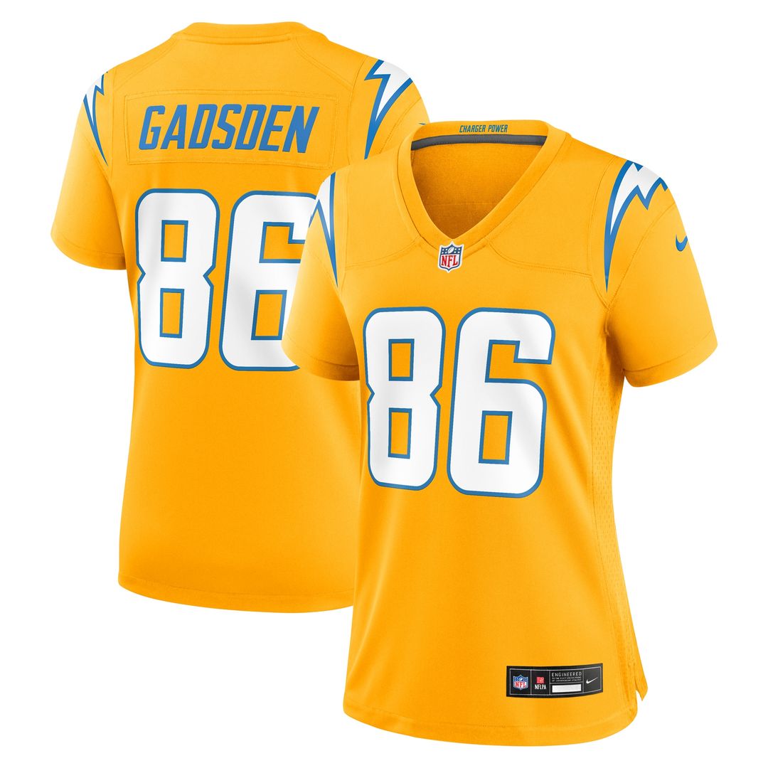 Oronde Gadsden Los Angeles Chargers Nike Women's Team Game Jersey - Powder Blue