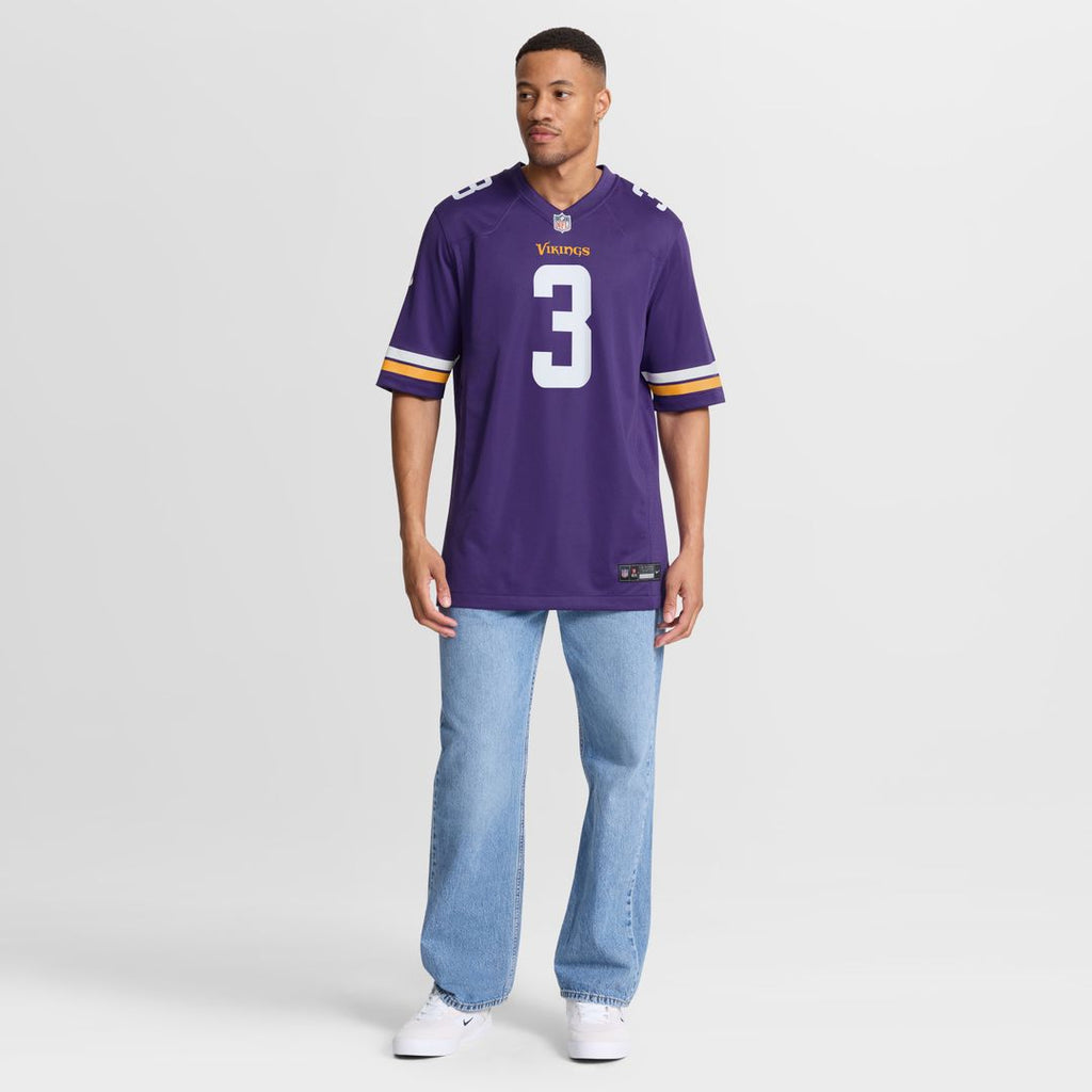 Jordan Addison Minnesota Vikings Nike  Game Official Jersey - Purple