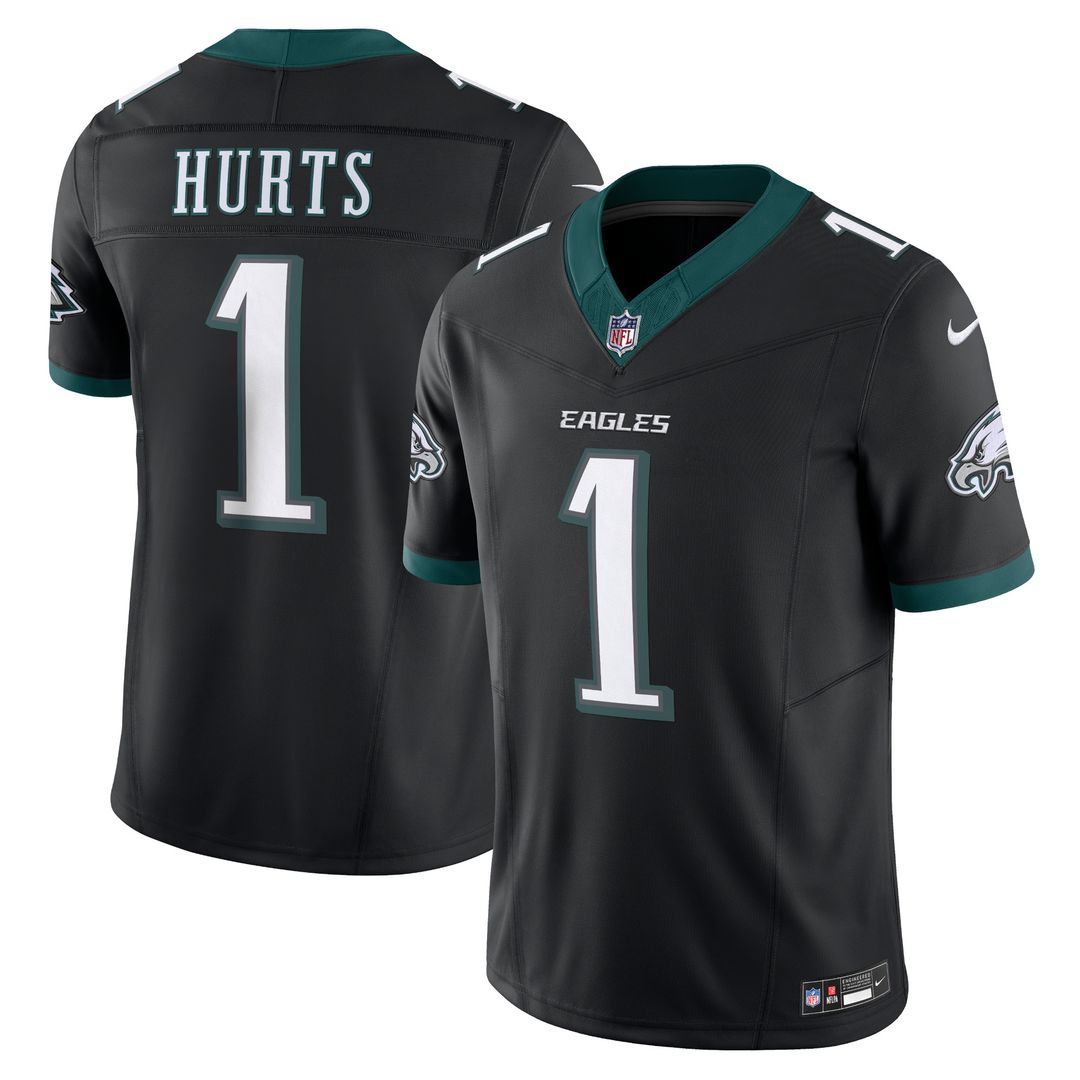 Jalen Hurts Philadelphia Eagles Nike Alternate Vapor F.U.S.E. Limited Official Jersey - Black