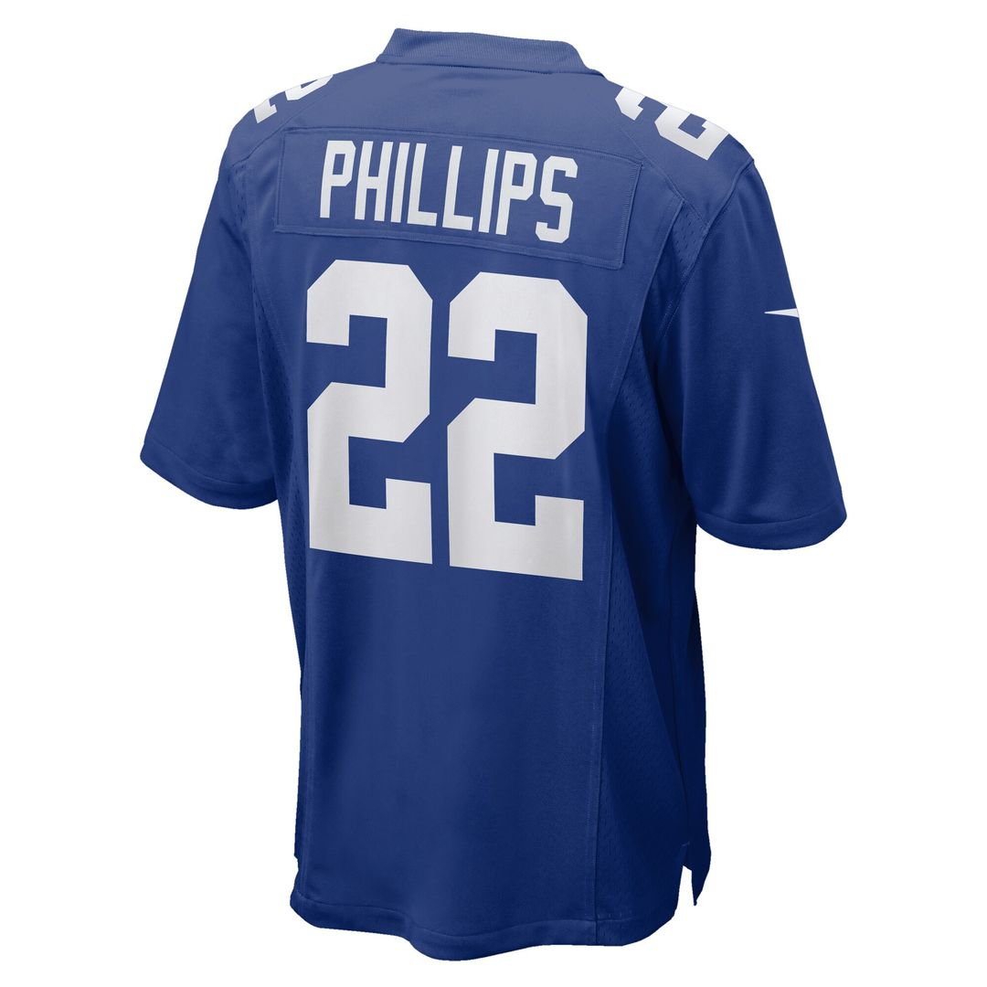 Dru Phillips New York Giants Nike Team Game Official Jersey -  Royal