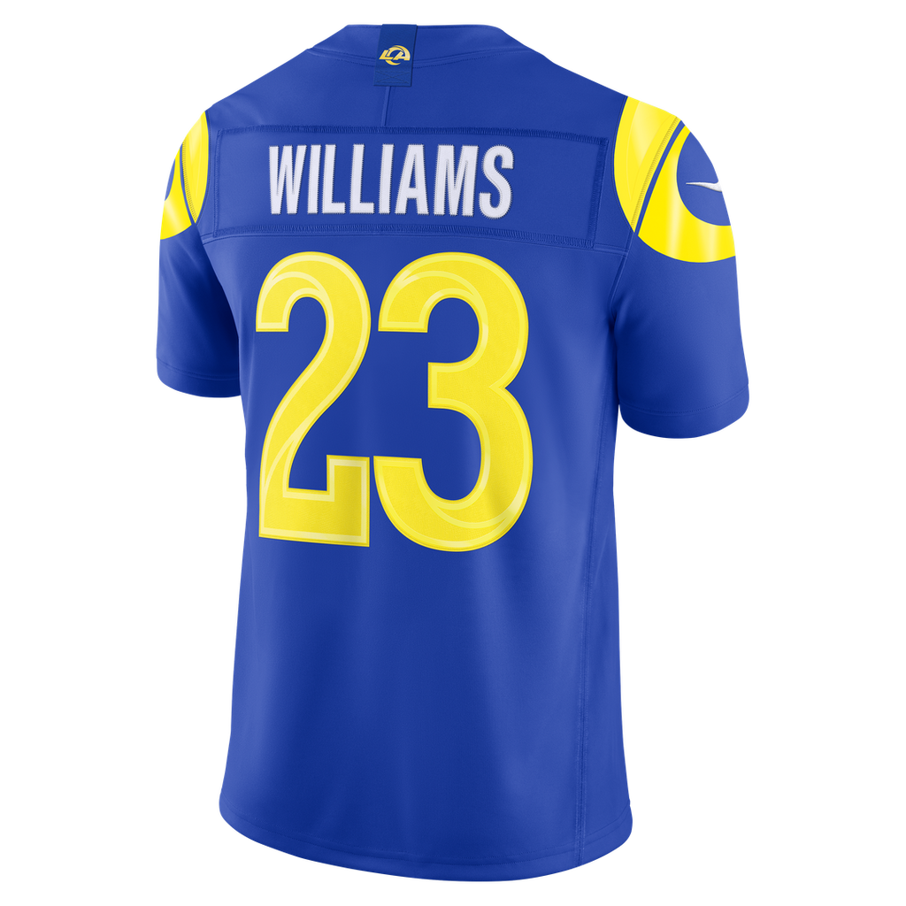 Kyren Williams Los Angeles Rams Nike Vapor F.U.S.E. Stitched Limited Official Jersey - Royal