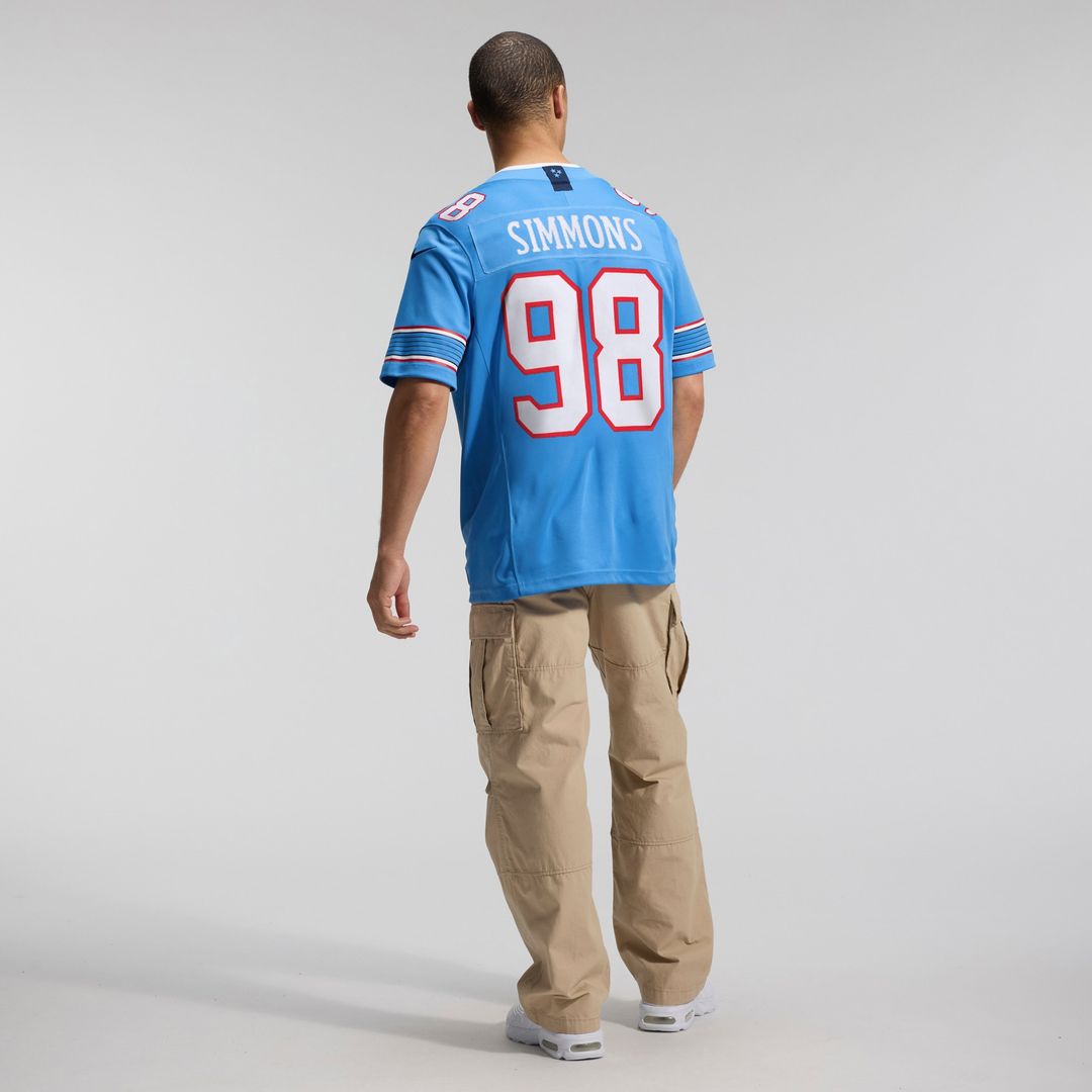 Jeffery Simmons Tennessee Titans Nike Vapor F.U.S.E. Stitched Limited Official Jersey - White