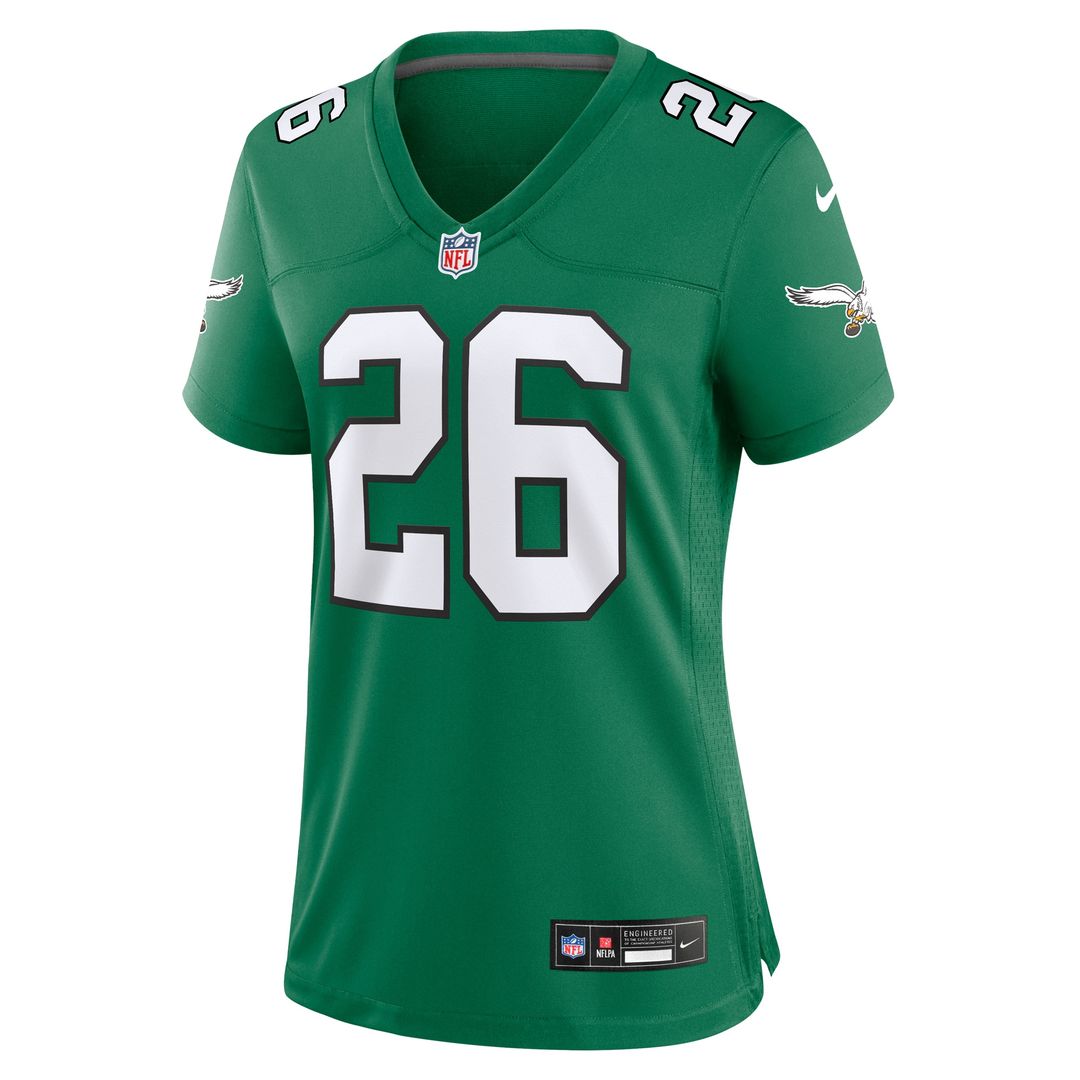 Saquon Barkley Philadelphia Eagles Nike Women's Alternate Game Official Jersey -  Kelly Green