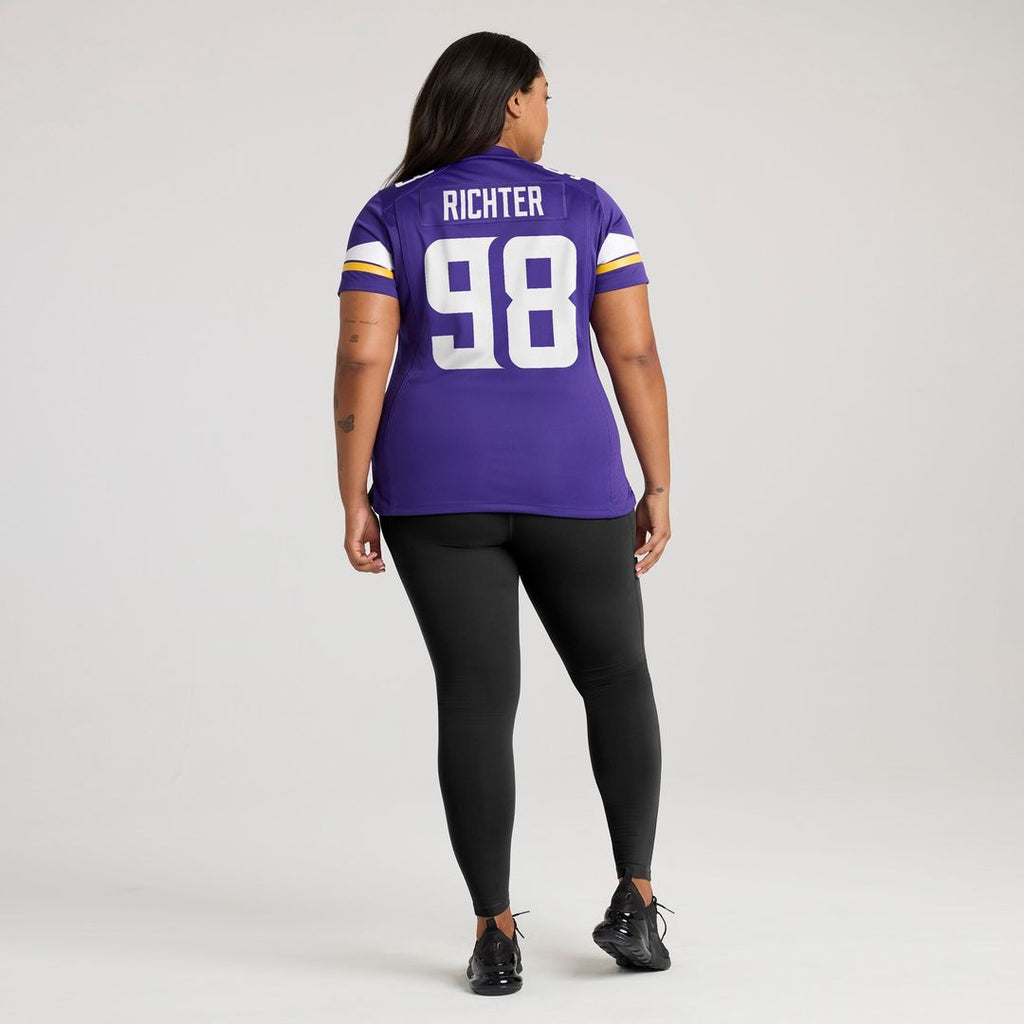 Bo Richter Minnesota Vikings Nike Women's Team Game Official Jersey -  Purple
