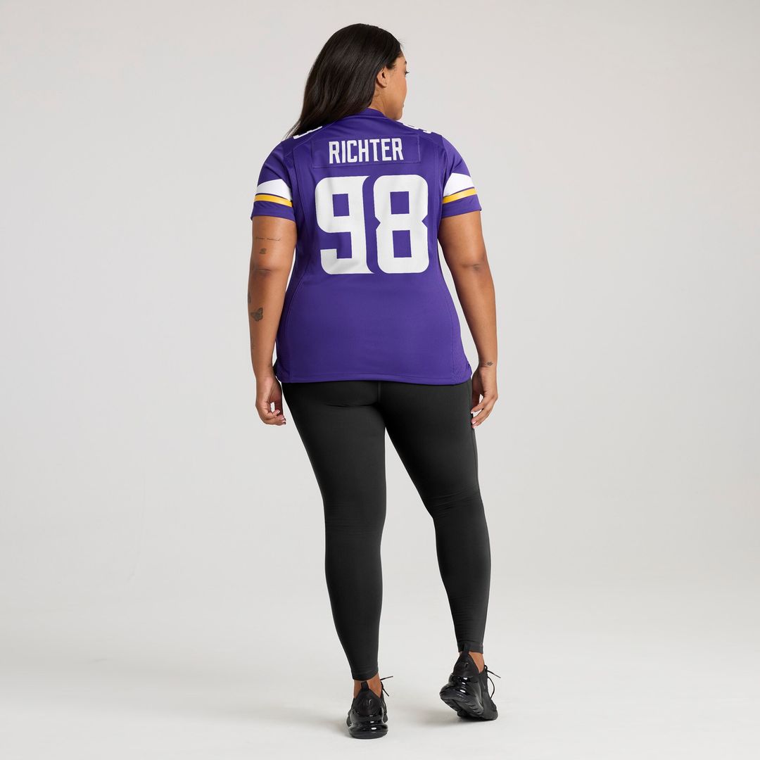 Bo Richter Minnesota Vikings Nike Women's Team Game Official Jersey -  Purple