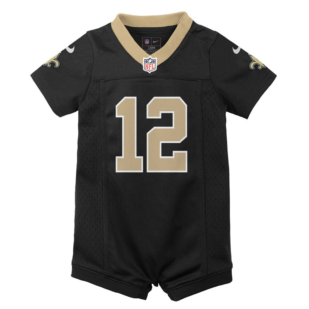 Chris Olave New Orleans Saints Nike Newborn & Infant Game Romper Official Jersey - Black