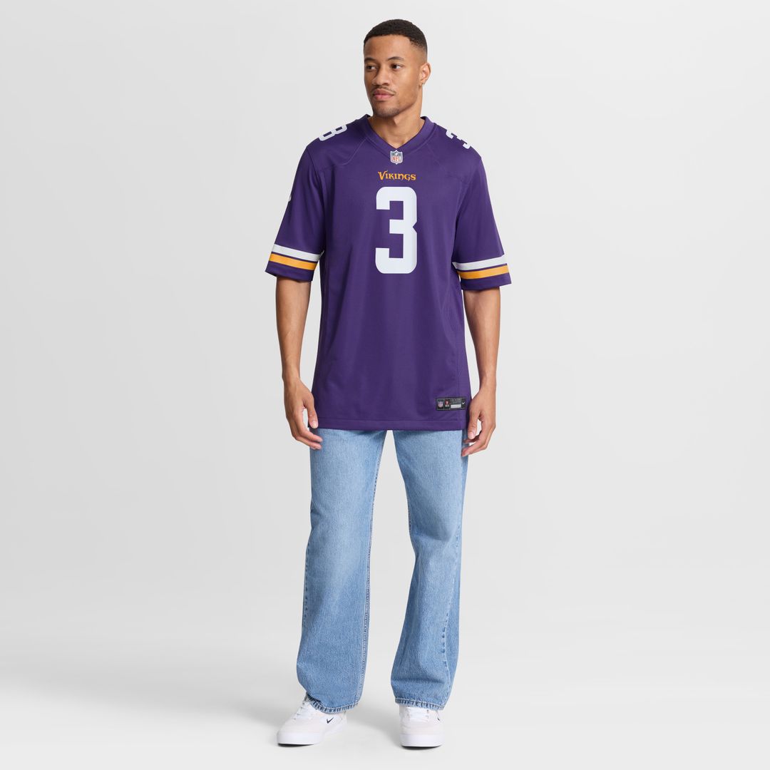 Jordan Addison Minnesota Vikings Nike  Game Official Jersey - Purple