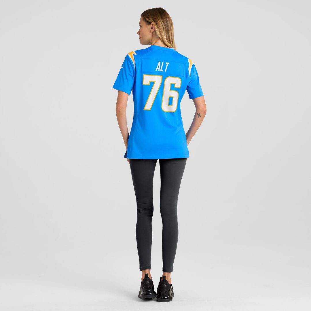 Joe Alt Los Angeles Chargers Nike Women's 2024 NFL Draft First Round Pick Player Game Official Jersey - Powder Blue