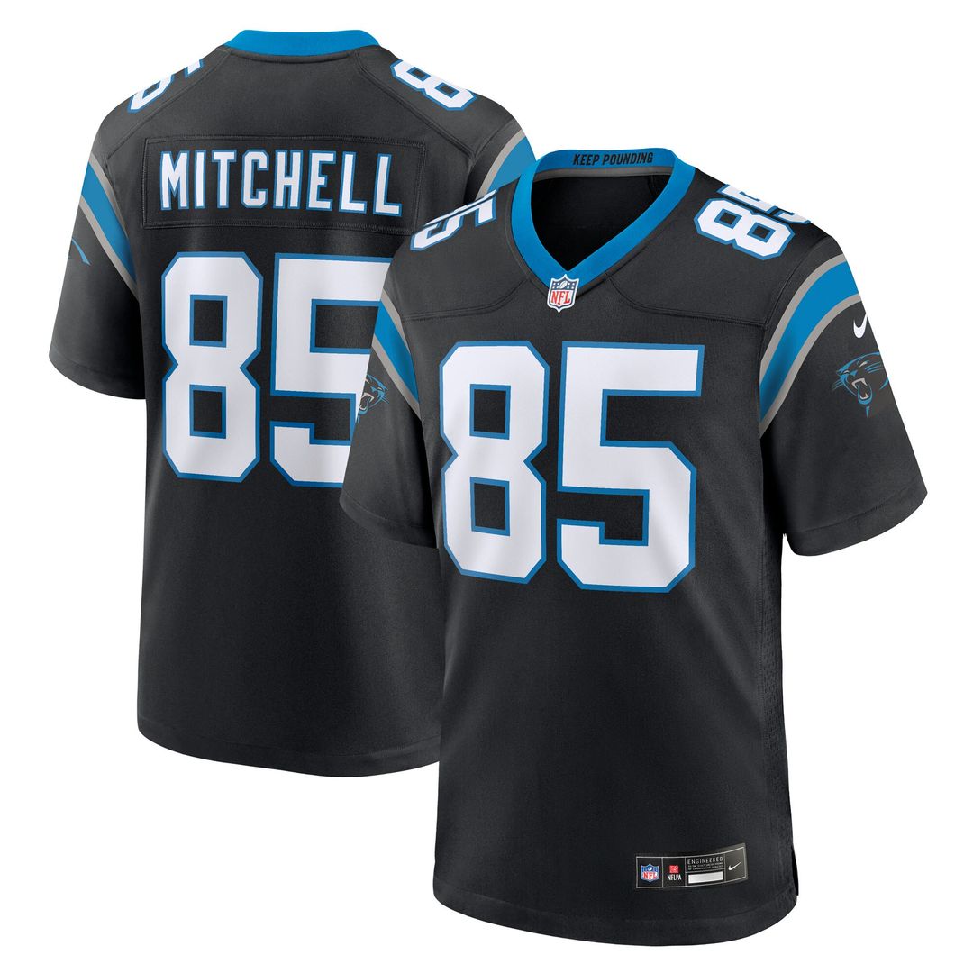 James Mitchell Carolina Panthers Nike Team Game Official Jersey -  Black