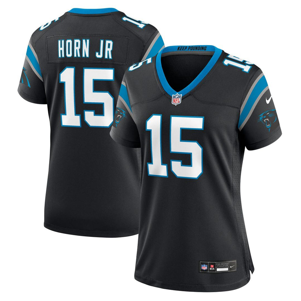 Jimmy Horn Jr Carolina Panthers Nike Women's Team Game Jersey - Black