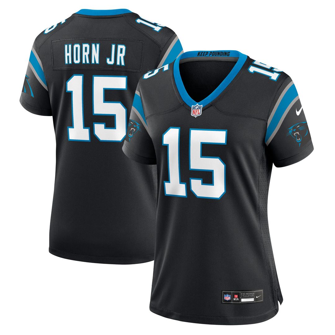 Jimmy Horn Jr Carolina Panthers Nike Women's Team Game Jersey - Black