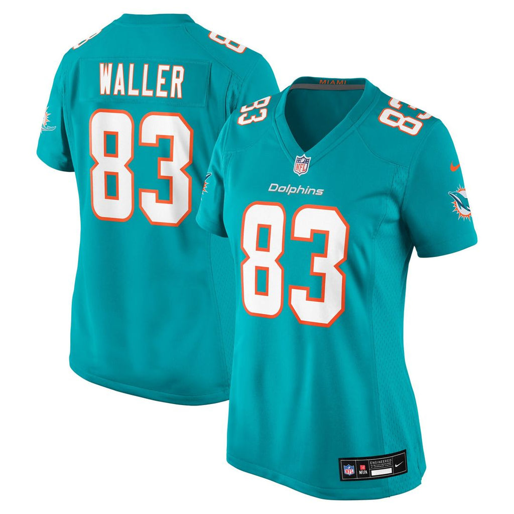 Darren Waller Miami Dolphins Nike Women's Team Game Jersey - Aqua