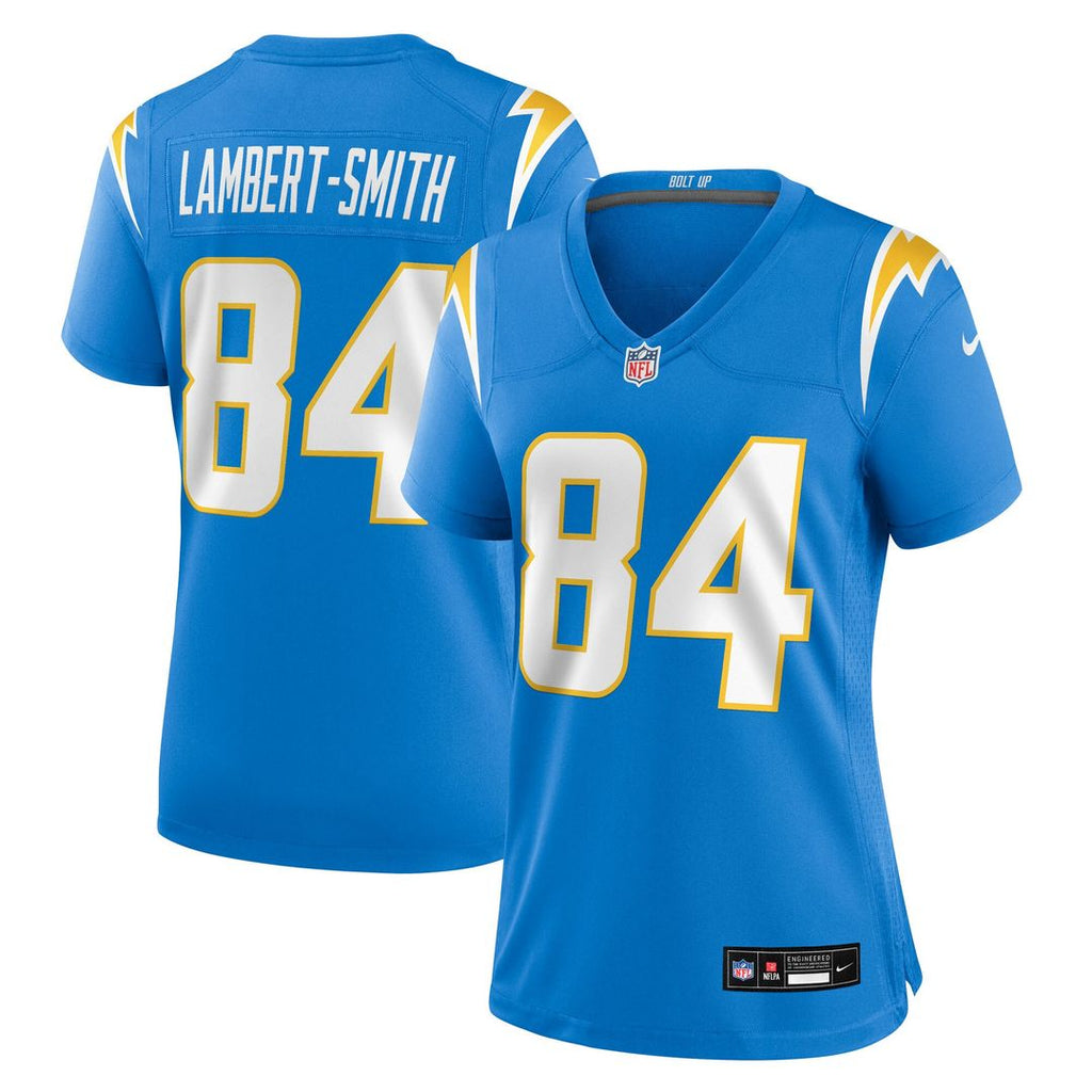 KeAndre Lambert-Smith Los Angeles Chargers Nike Women's Team Game Official Jersey -  Powder Blue