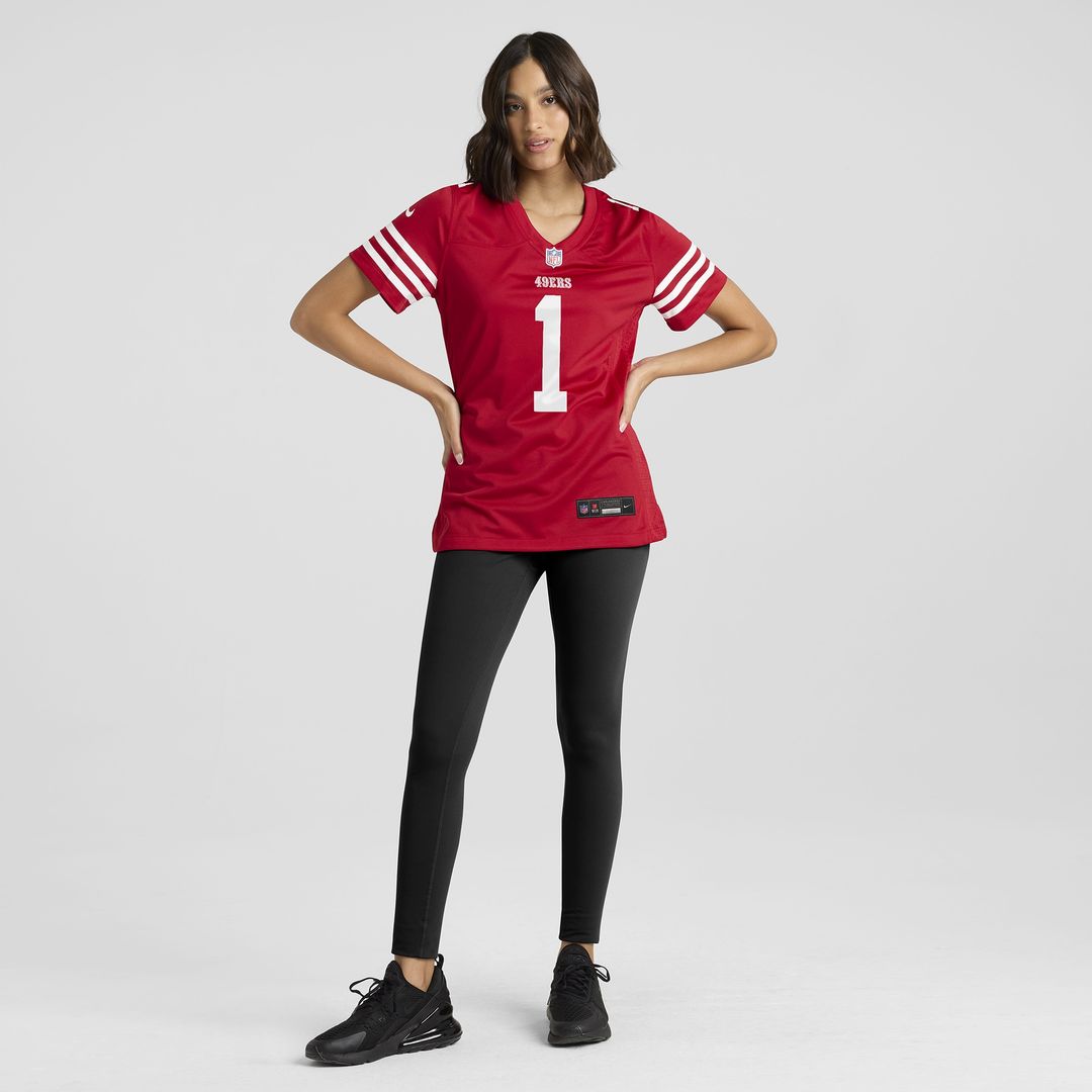 Ricky Pearsall San Francisco 49ers Nike Women's Team Game Jersey - Scarlet