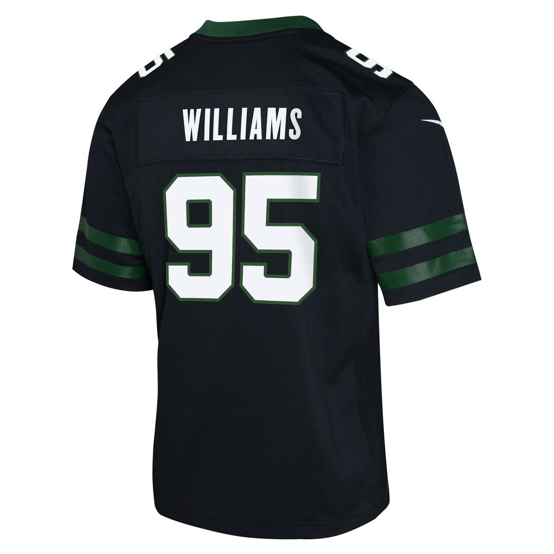 Quinnen Williams New York Jets Nike Youth Game Official Jersey - Black