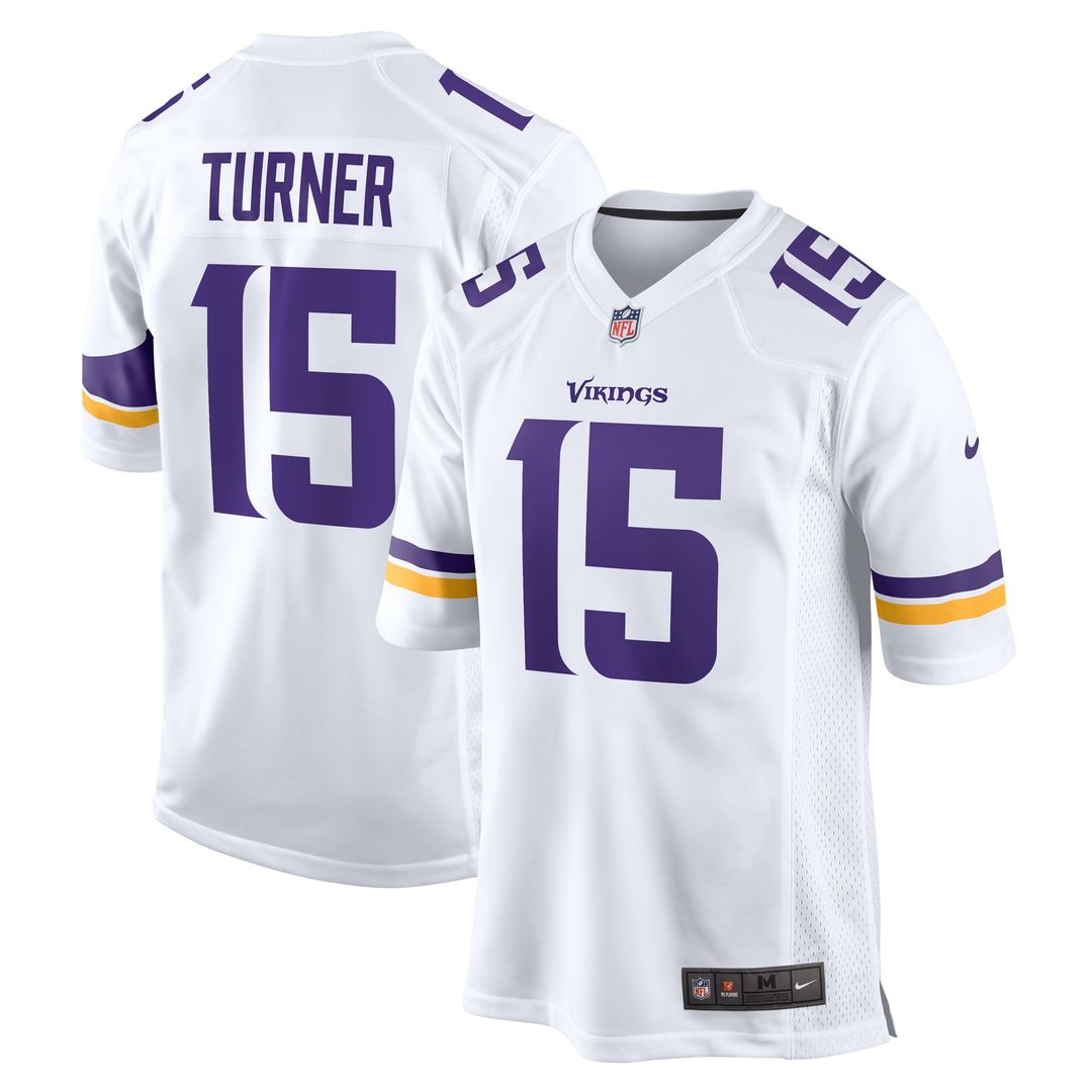 Dallas Turner Minnesota Vikings Nike Game Official Jersey -  White