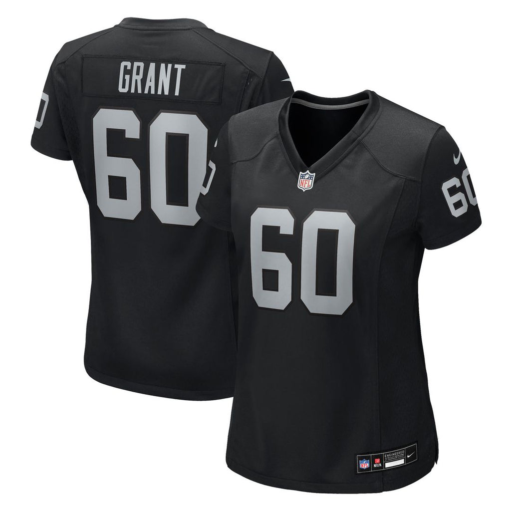 Charles Grant Las Vegas Raiders Nike Women's Team Game Official Jersey -  Black