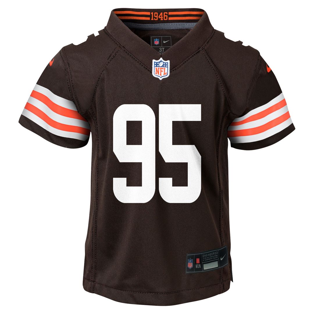 Myles Garrett Cleveland Browns Nike Toddler Game Official Jersey - Brown