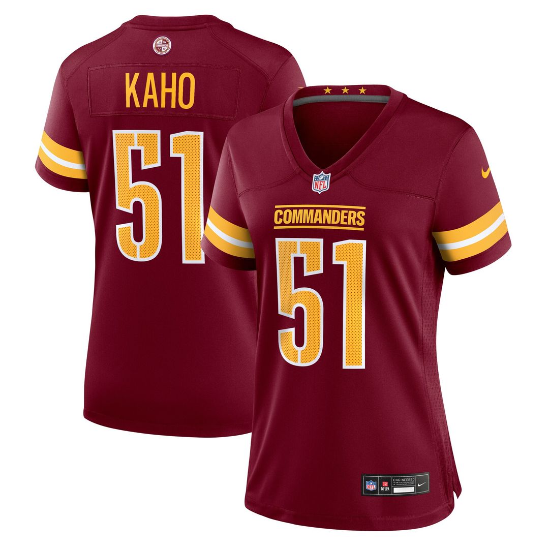 Ale Kaho Washington Commanders Nike Women's Team Game Official Jersey -  Burgundy