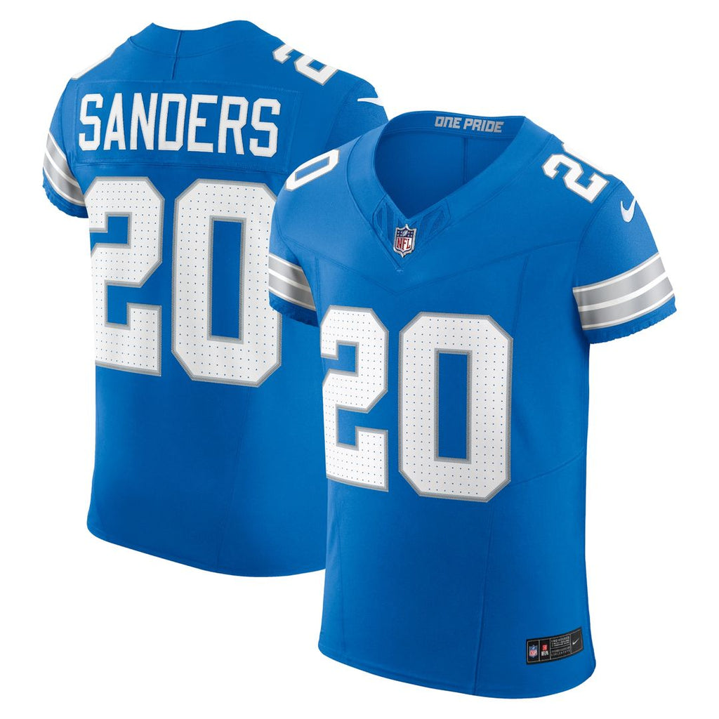 Barry Sanders Detroit Lions Nike Vapor F.U.S.E. Elite Jersey - Blue