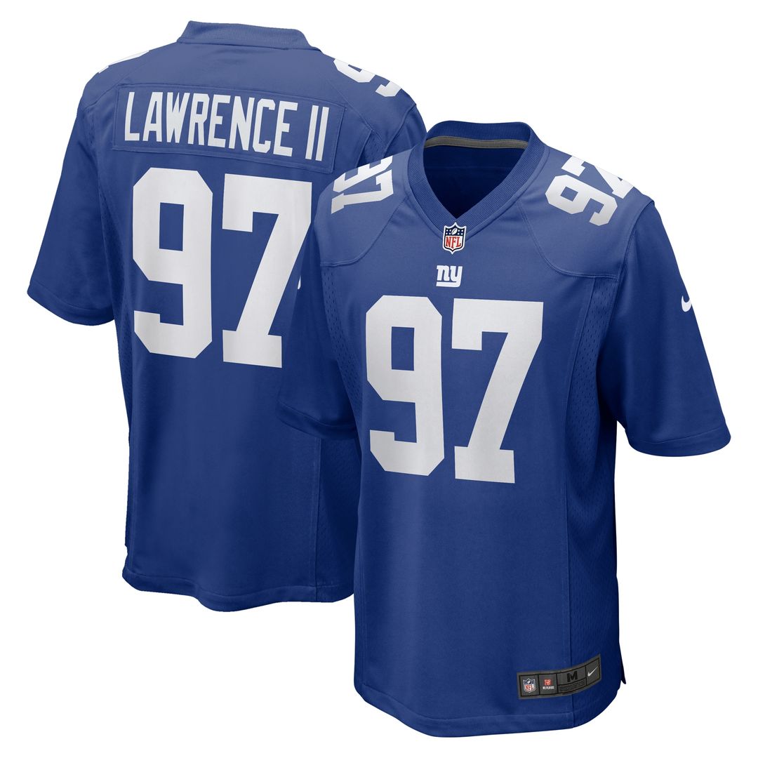 Dexter Lawrence II New York Giants Nike Team Game Player Official Jersey - Royal