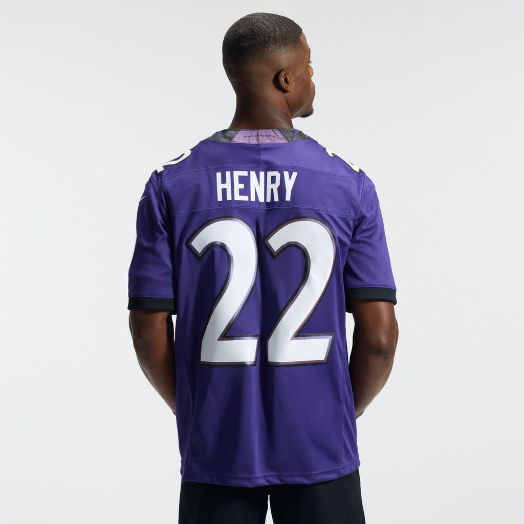 Derrick Henry Baltimore Ravens Nike Vapor F.U.S.E. Stitched Limited Official Jersey - White