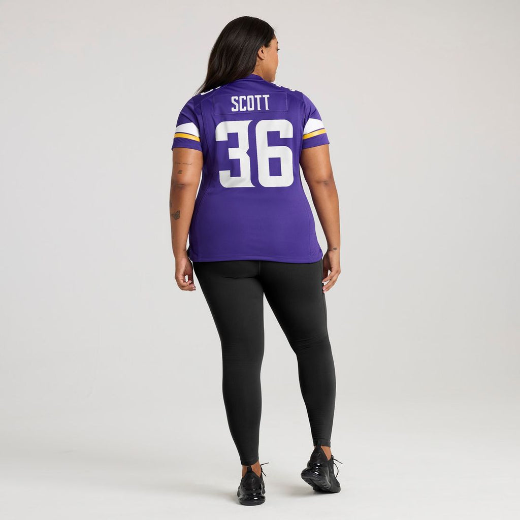 Zavier Scott Minnesota Vikings Nike Women's Team Game Jersey - Purple