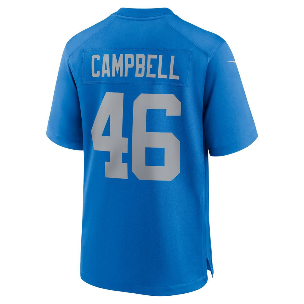 Jack Campbell Detroit Lions Nike Alternate Game Jersey - Blue