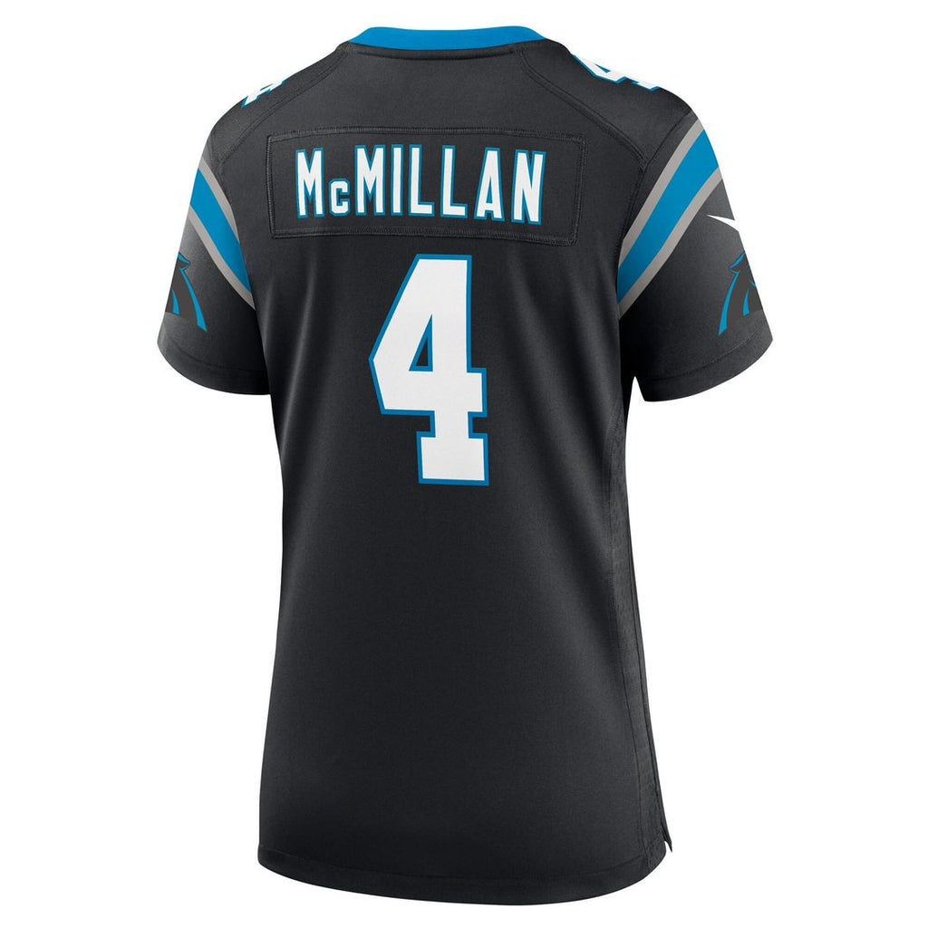 Tetairoa McMillan Carolina Panthers Nike Women's Team Game Official Jersey -  Black