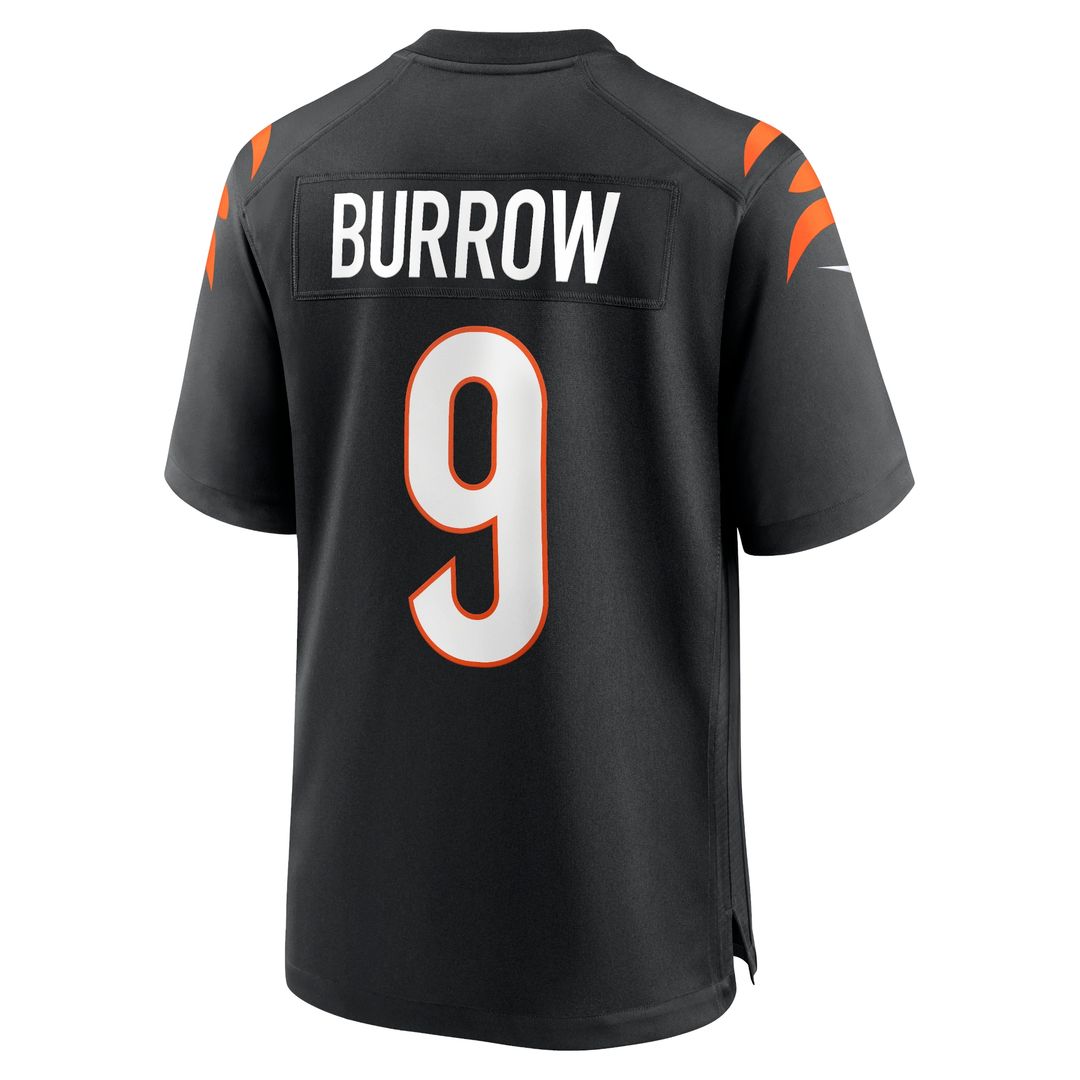 Joe Burrow Cincinnati Bengals Nike Player Game Official Jersey - Black