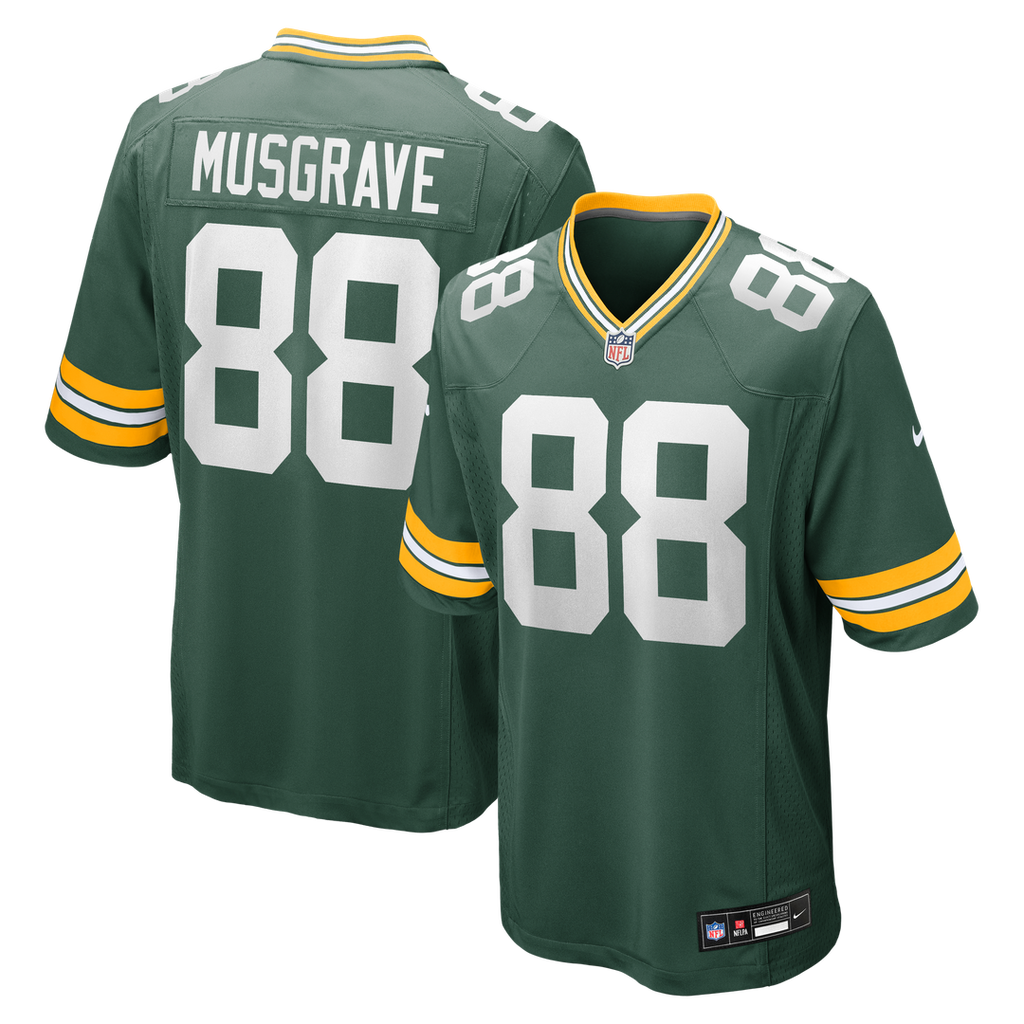 Luke Musgrave Green Bay Packers Nike  Game Official Jersey -  Green