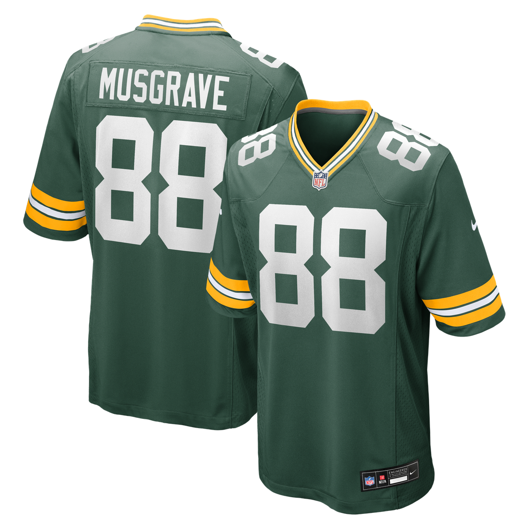 Luke Musgrave Green Bay Packers Nike  Game Official Jersey -  Green