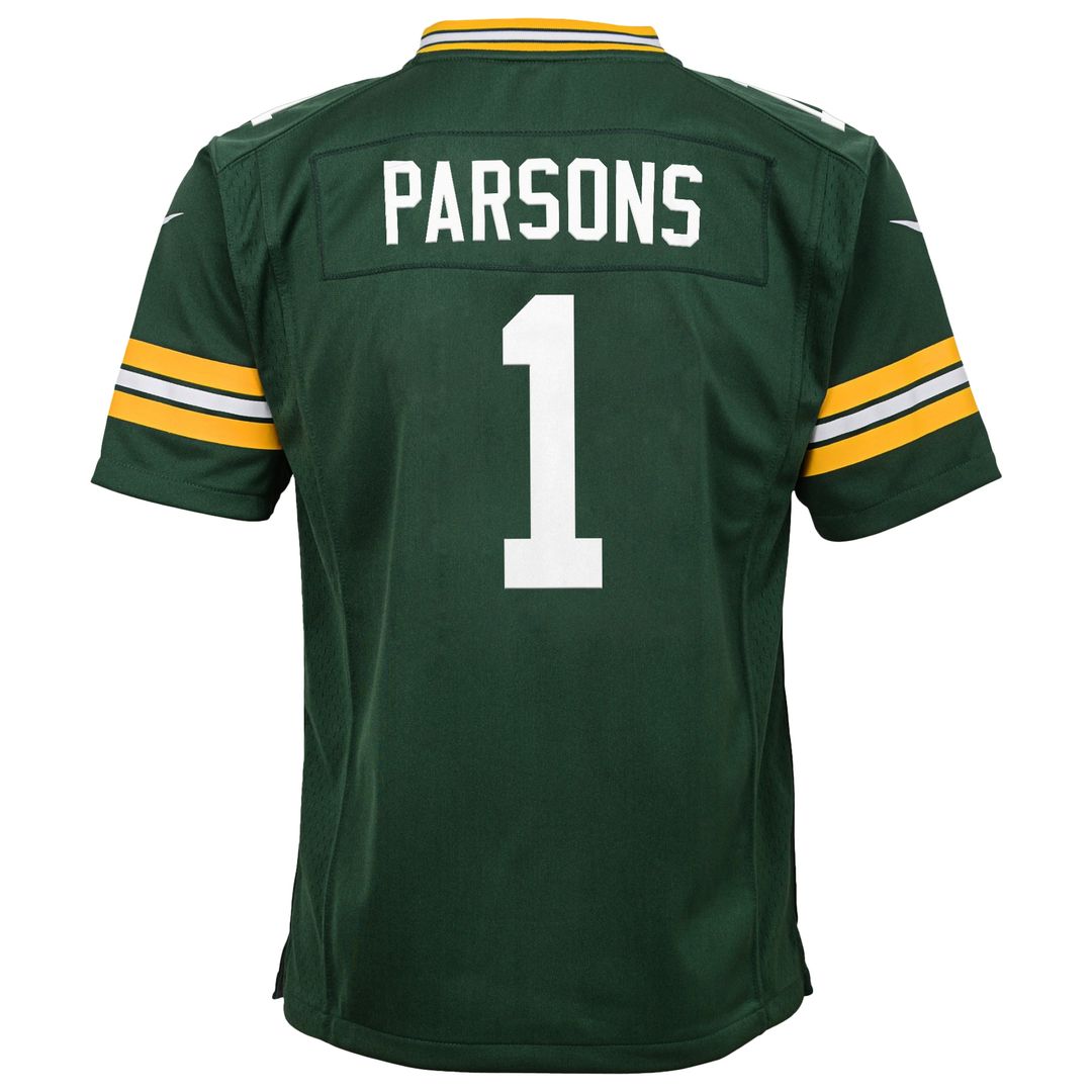 Micah Parsons Green Bay Packers Nike Youth White Game Official Jersey - White