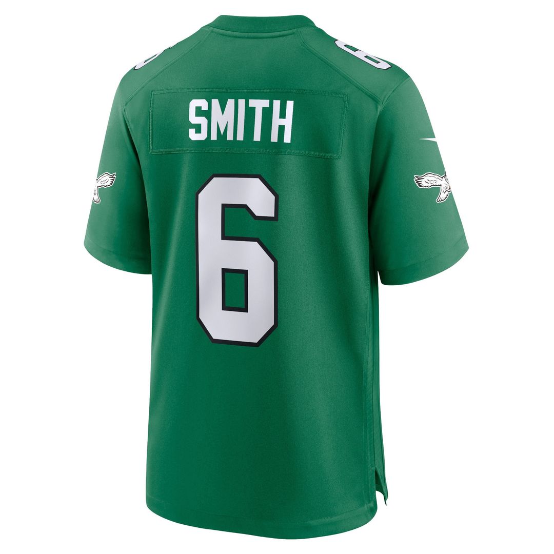 DeVonta Smith Philadelphia Eagles Nike Youth Game Official Jersey - Kelly Green