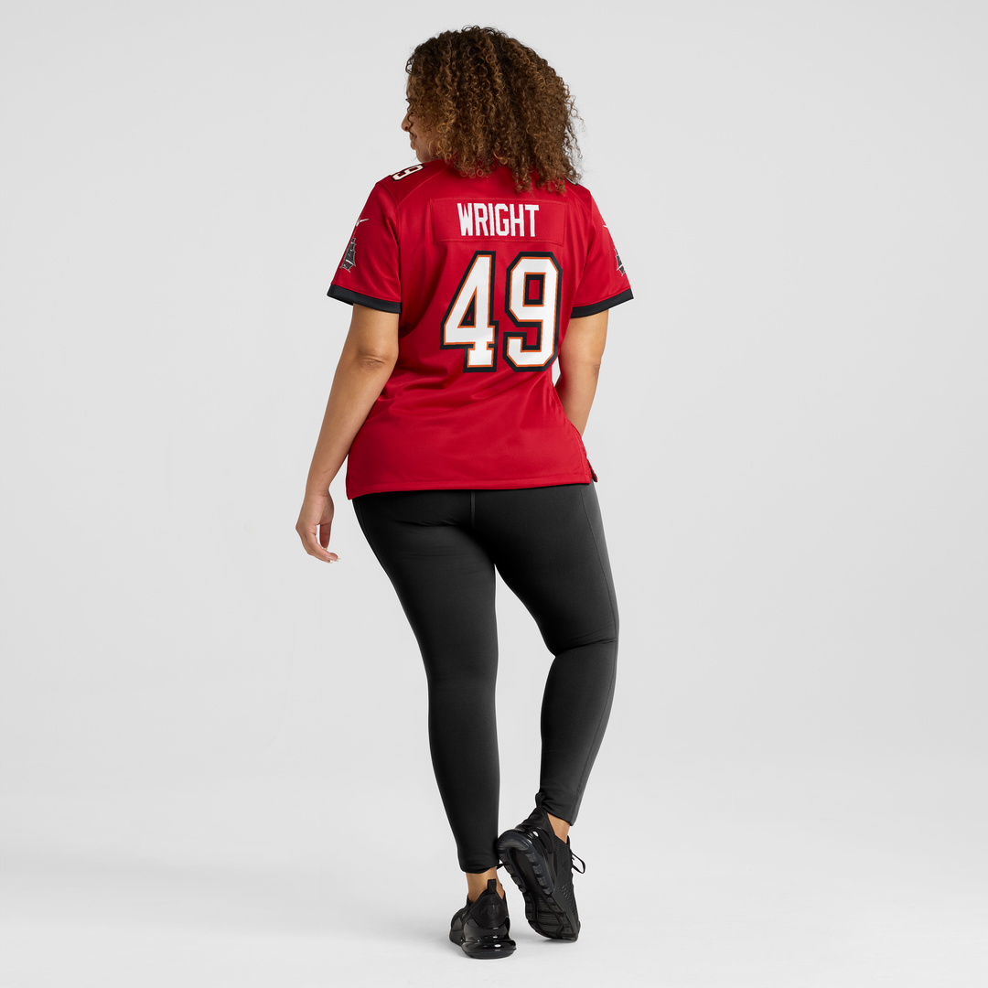 Owen Wright Tampa Bay Buccaneers Nike Women's Team Game Jersey - Red