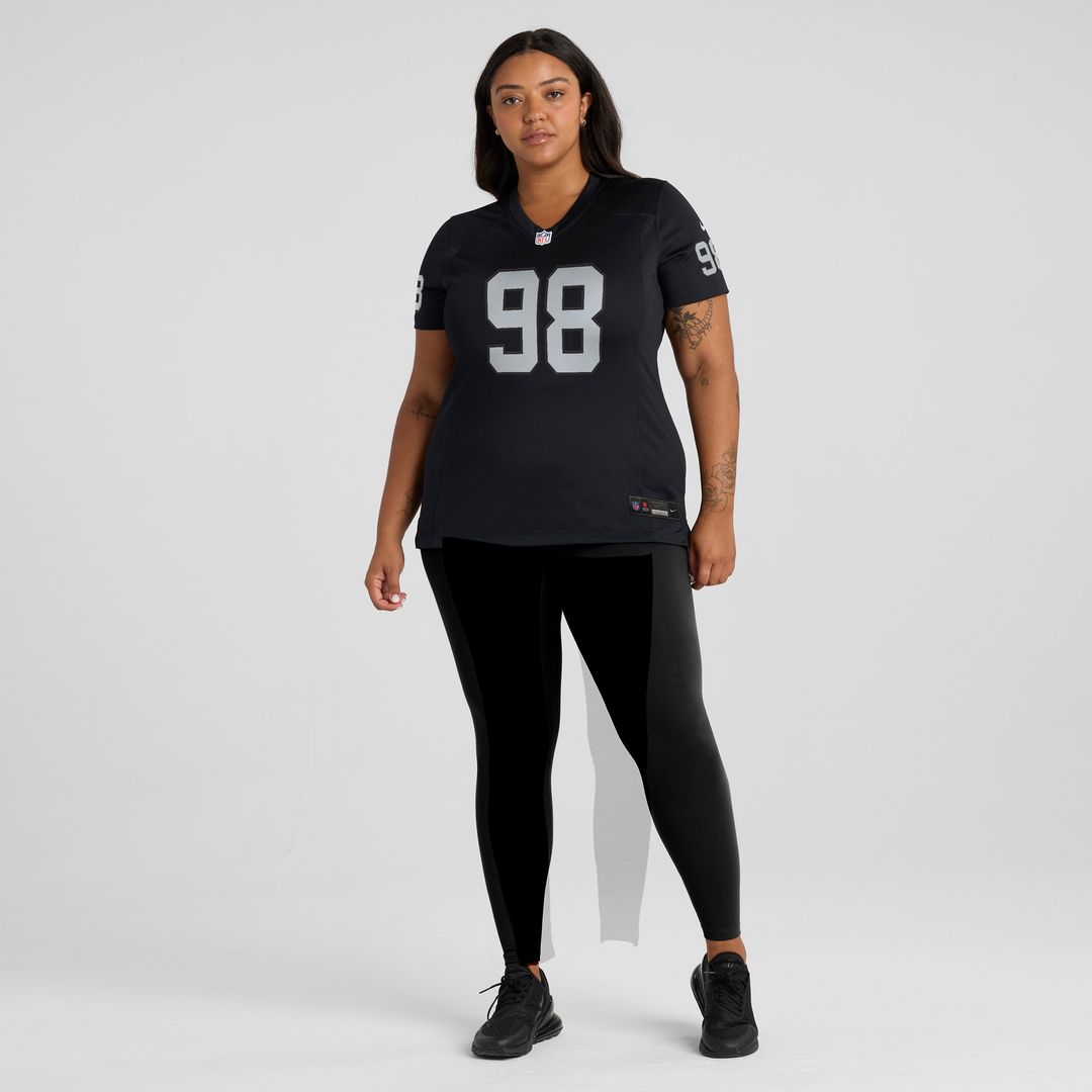 Maxx Crosby Las Vegas Raiders Nike Women's Official Jersey - Black
