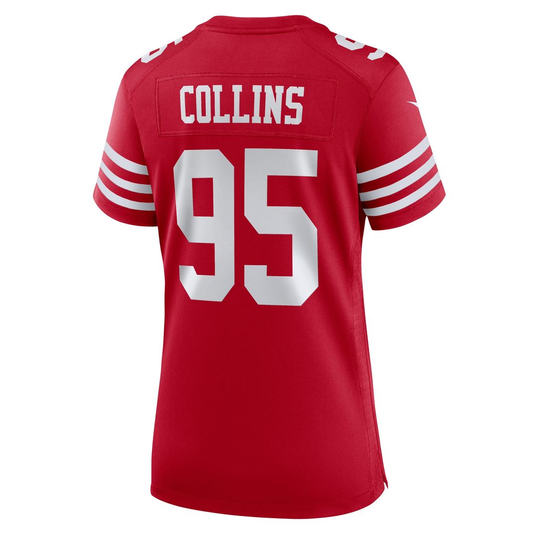 Alfred Collins San Francisco 49ers Nike Women's Team Game Jersey - Scarlet