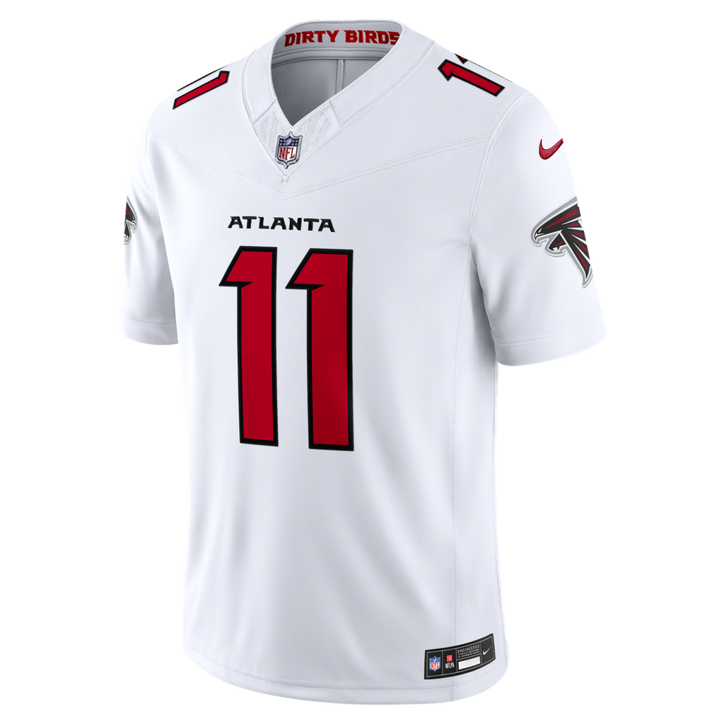 Jalon Walker Atlanta Falcons Nike Vapor F.U.S.E. Stitched Limited Official Jersey - White