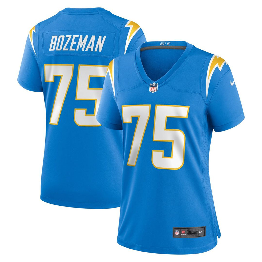 Bradley Bozeman Los Angeles Chargers Nike Women's  Game Official Jersey -  Powder Blue